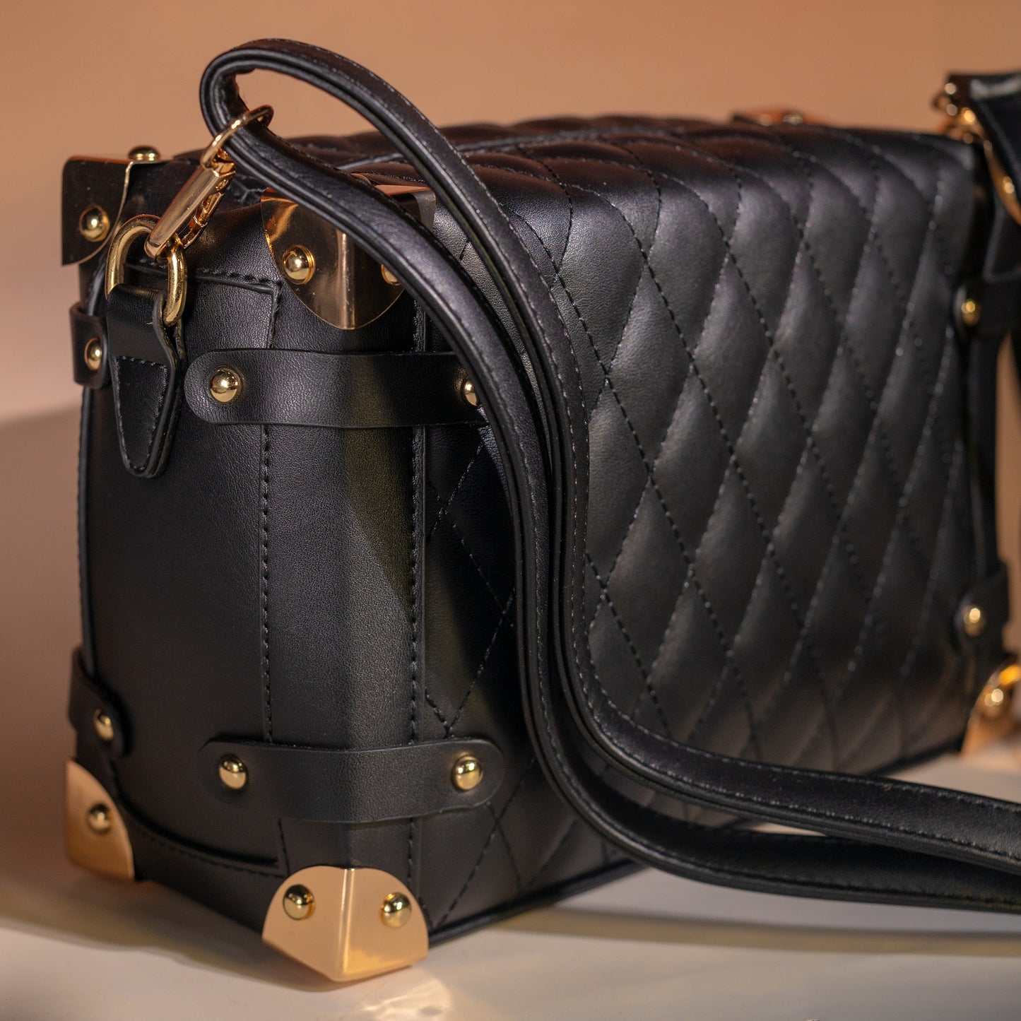 Bolso acolchonado con monedero