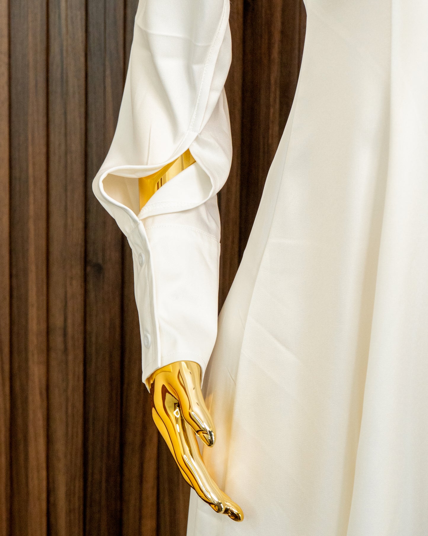 Vestido blanco corbata
