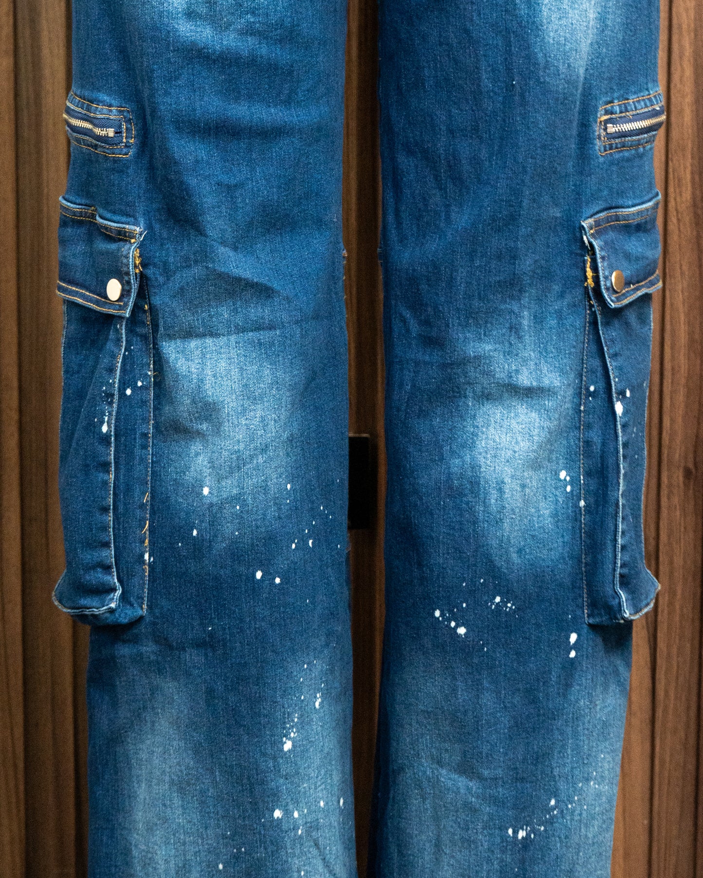 Conjunto jeans y top pintura
