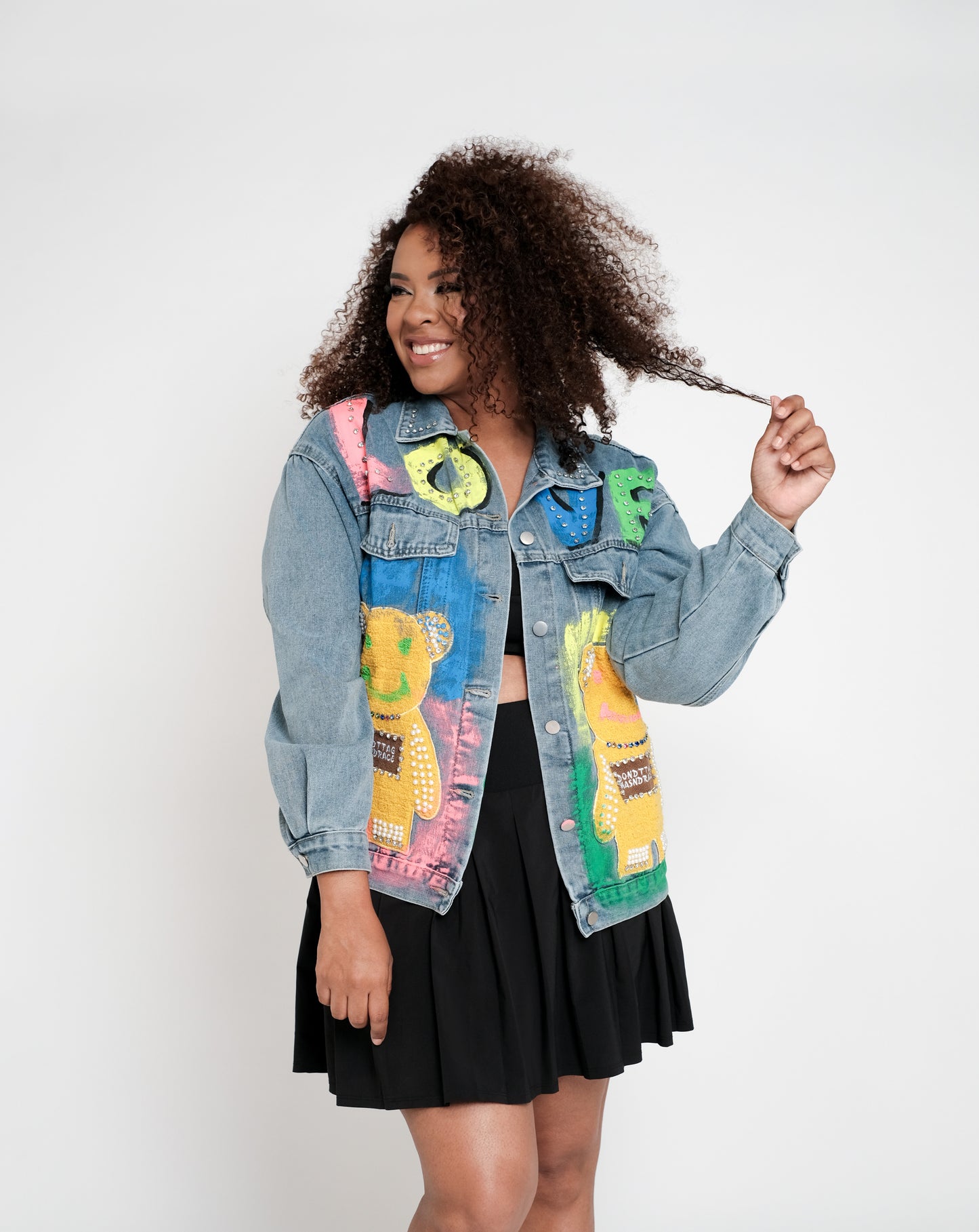 Chaqueta de mezclilla Love