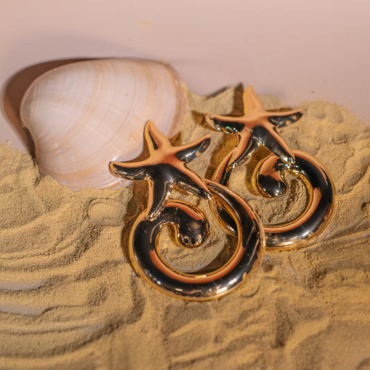 Aretes estrella de mar