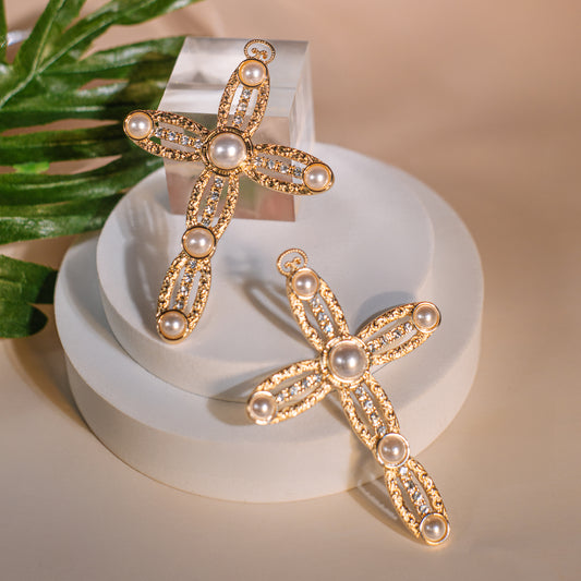 Aretes cruz