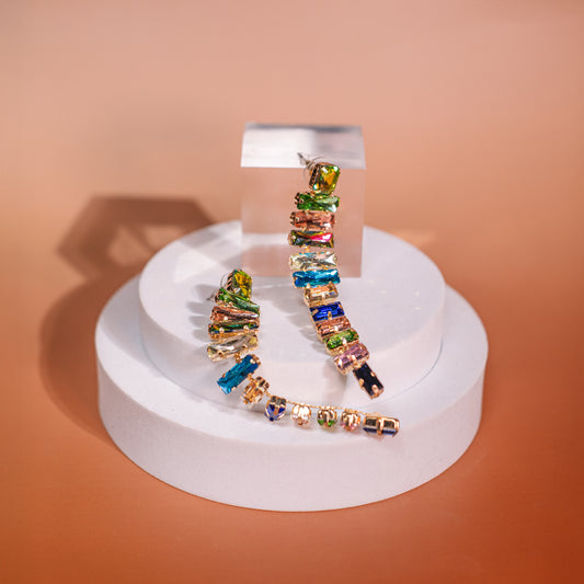 Aretes colgantes de gota