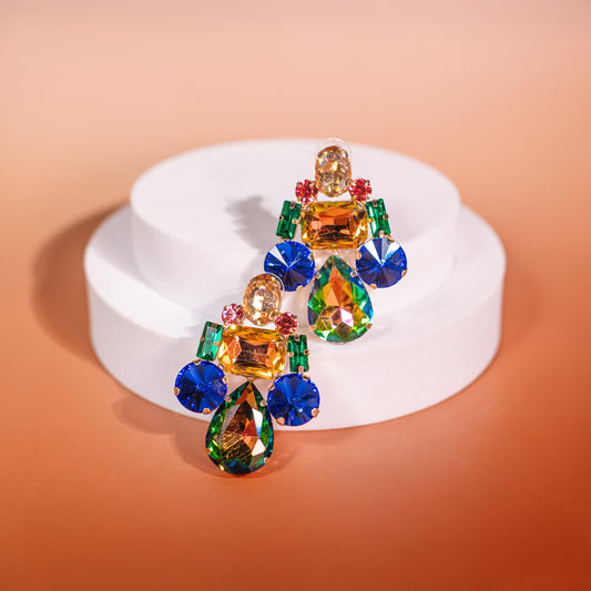 Aretes geométricos multicolor