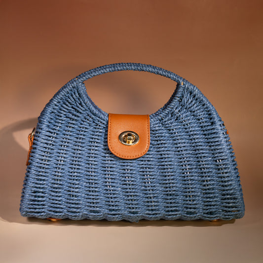 Bolso bandolera de paja