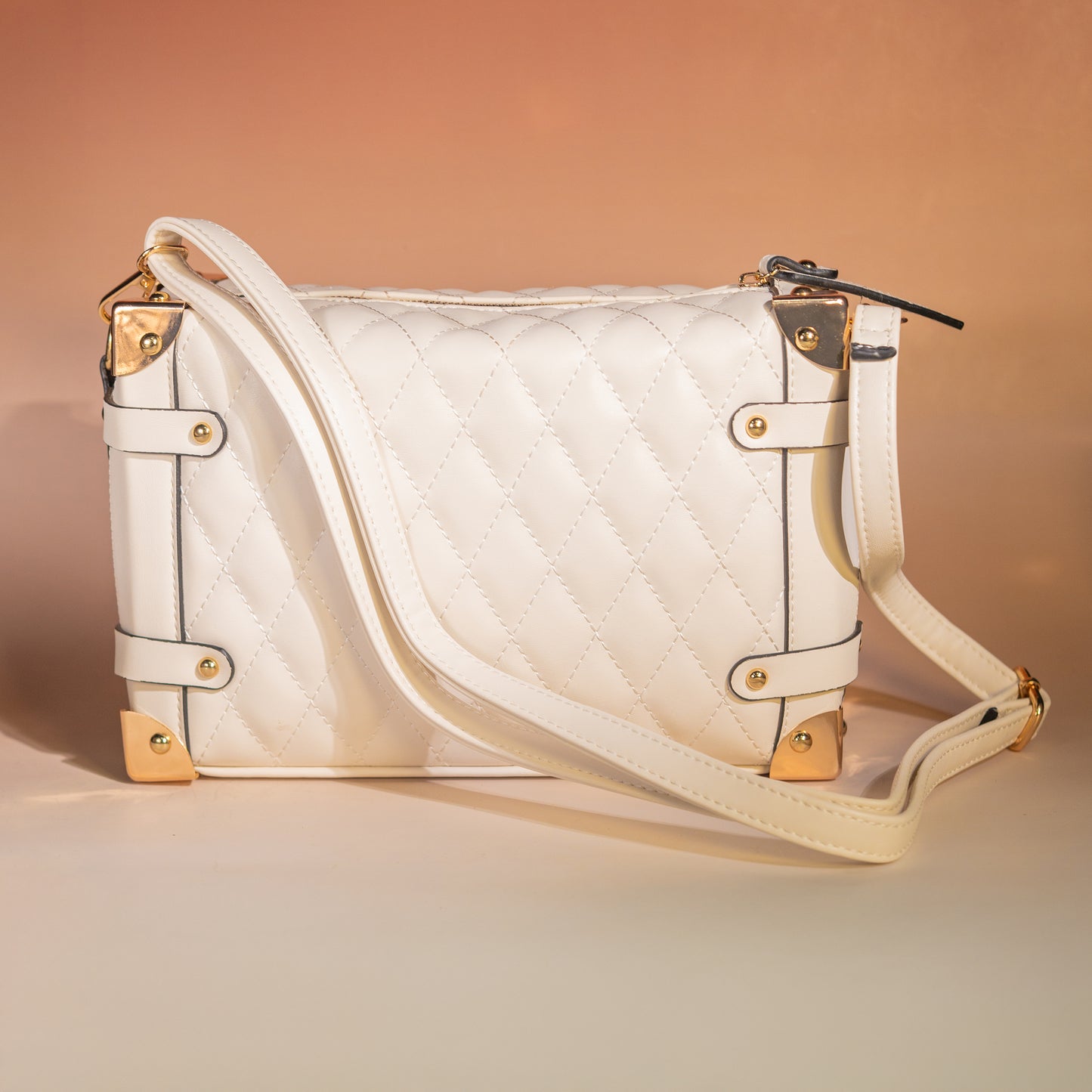 Bolso acolchonado con monedero