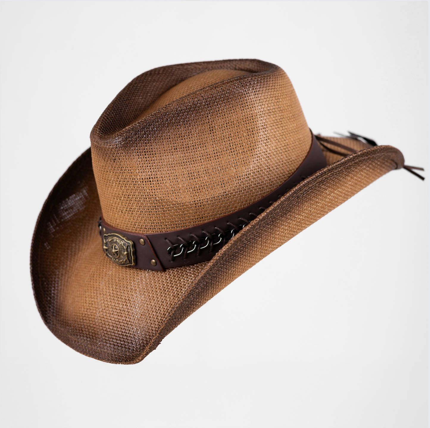 Sombrero vaquero con hebilla de estrella