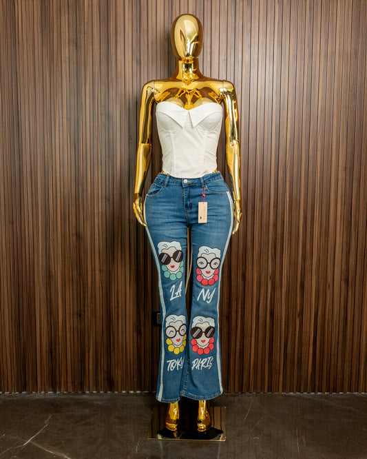 Jeans LA, NY, TOKYO, PARIS