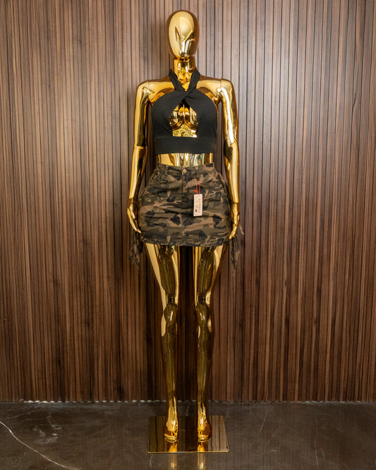 Top negro cut out