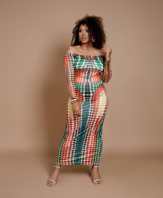 Vestido Lunares